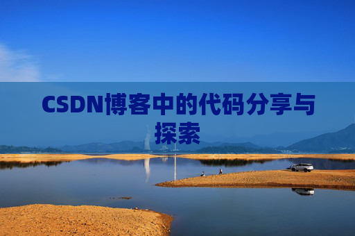 CSDN博客中的代码分享与探索
